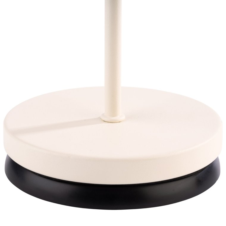 Tischleuchte MERLE Ø 11 cm, H: 30,5 cm Whisper white