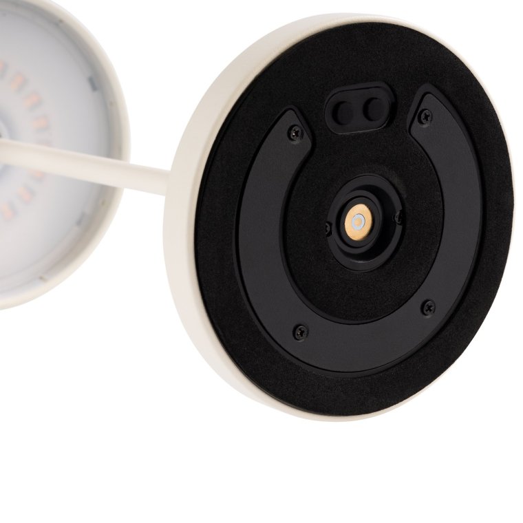Tischleuchte MERLE Ø 11 cm, H: 30,5 cm Whisper white