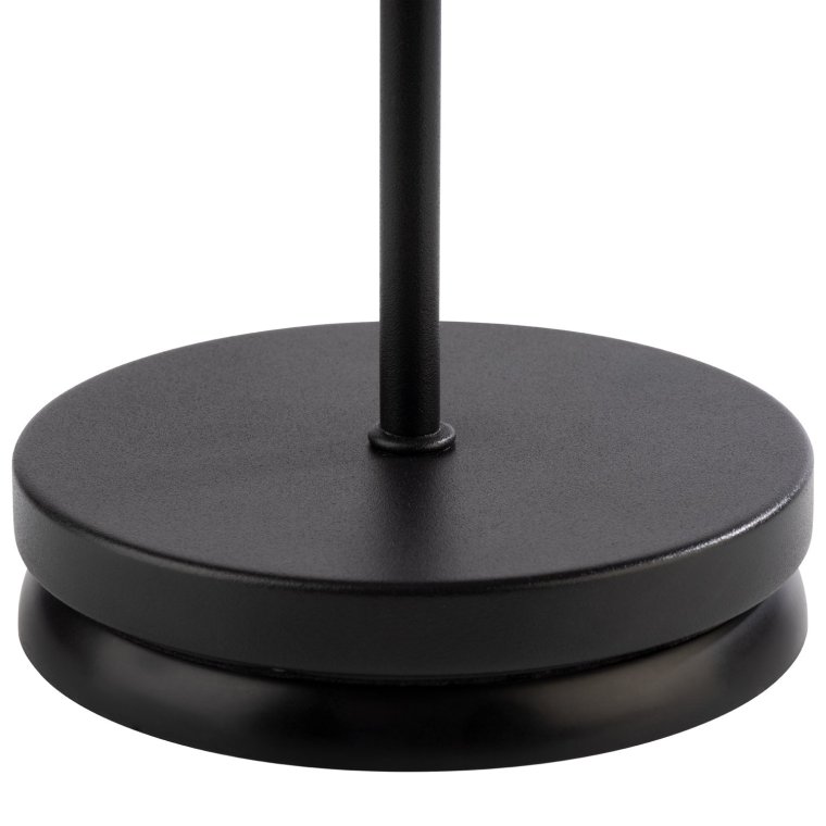 Tischleuchte MERLE Ø 11 cm, H: 30,5 cm Schwarz