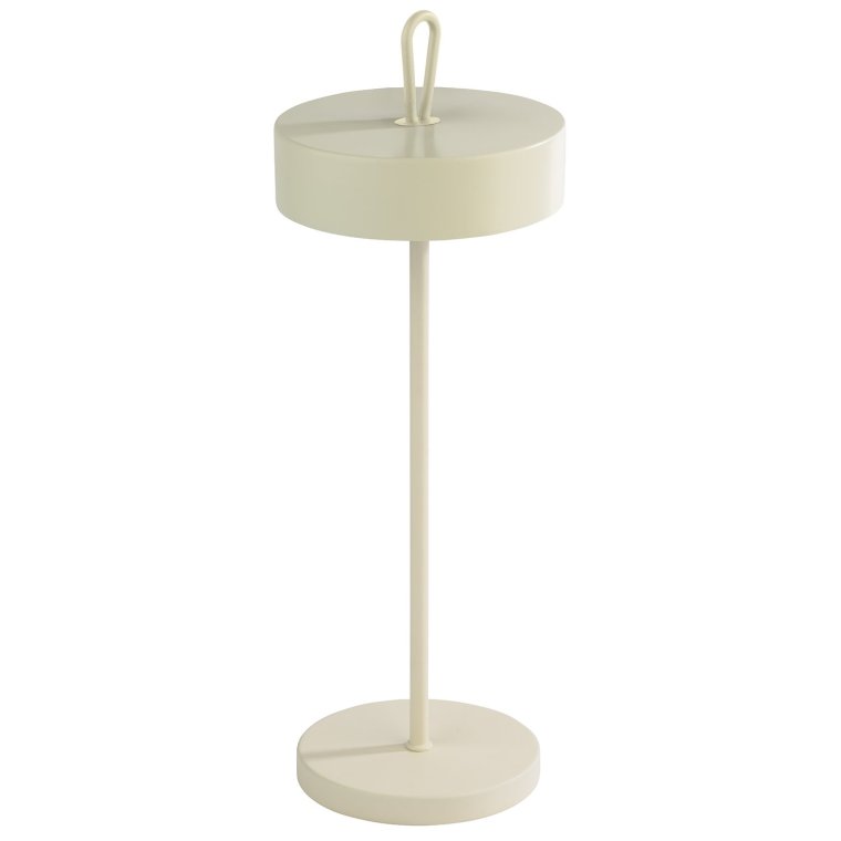 Tischleuchte CLEO Ø 12 cm, H: 30,5 cm Whisper white