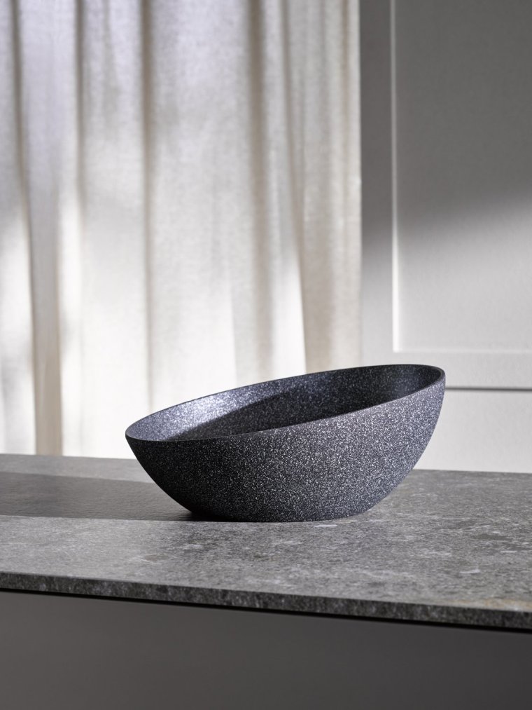 Schale FROSTFIRE Ø 32,5 cm, H: 8 / 14 cm Schwarz