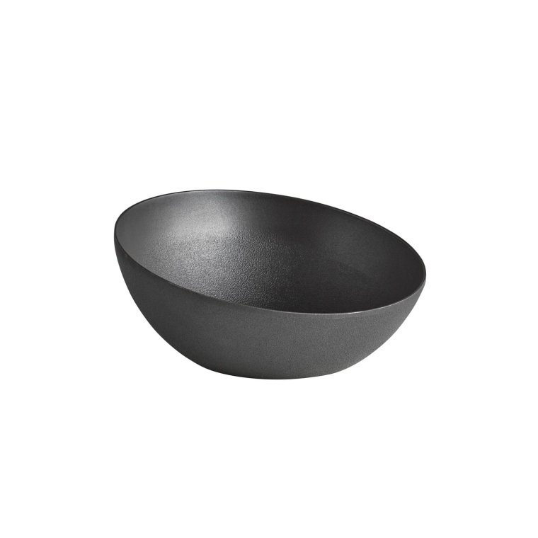 Schale FROSTFIRE Ø 26,5 cm, H: 7 / 12 cm Schwarz