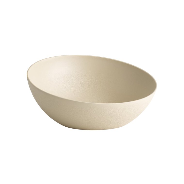 Schale FROSTFIRE Ø 32,5 cm, H: 8 / 14 cm Beige
