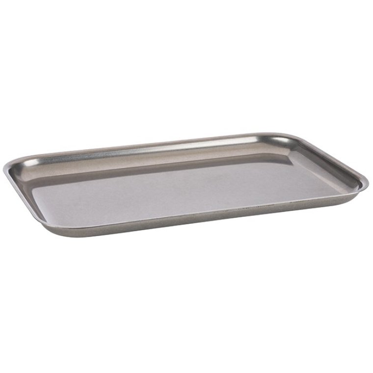 Tablett VINTAGE 32 x 21,5 cm, H: 2 cm Edelstahl