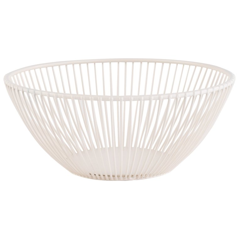 Korb SVART Ø 20 cm, H: 8 cm Whisper white
