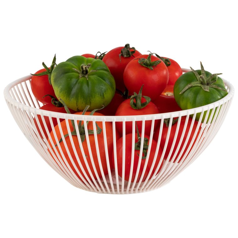Korb SVART Ø 20 cm, H: 8 cm Whisper white