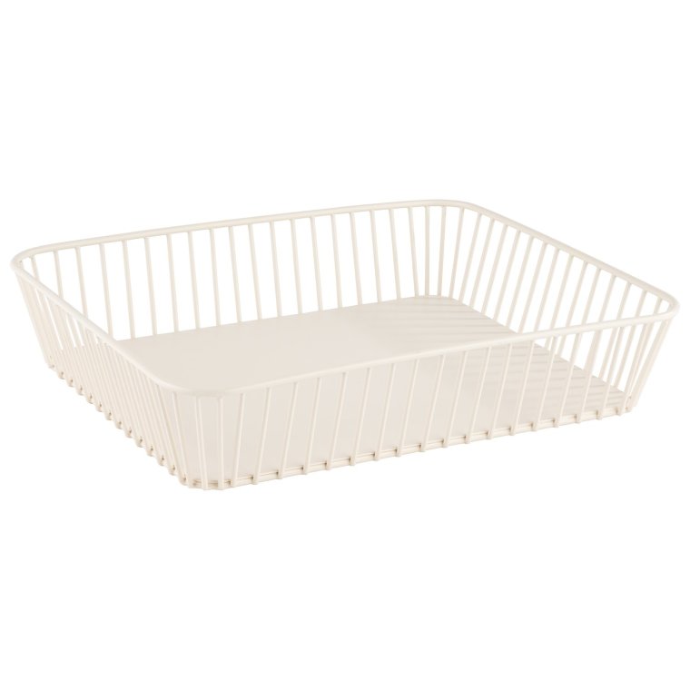 GN 1/2 Korb URBAN 32,5 x 26,5 cm, H: 7,5 cm Whisper white