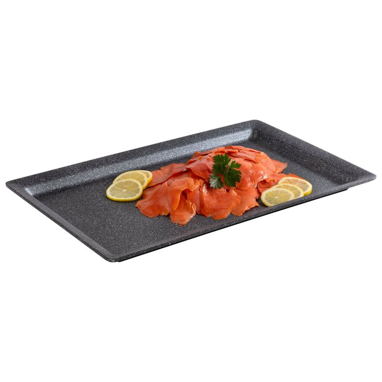 GN 1/1 Tablett FROSTFIRE 53 x 32,5 cm, H: 3 cm Grau