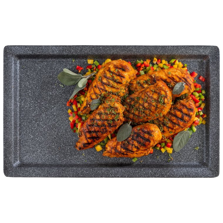 GN 1/1 Tablett FROSTFIRE 53 x 32,5 cm, H: 3 cm Grau