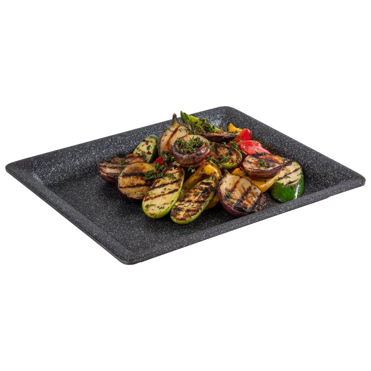 GN 1/2 Tablett FROSTFIRE 32,5 x 26,5 cm, H: 3 cm Grau