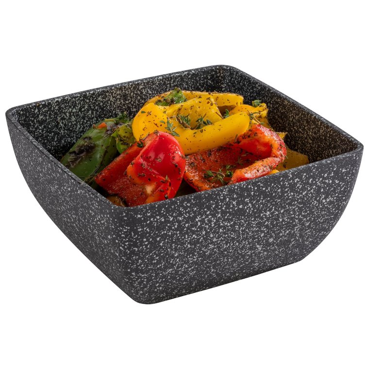 Schale FROSTFIRE 19 x cm, H: 9 cm Grau