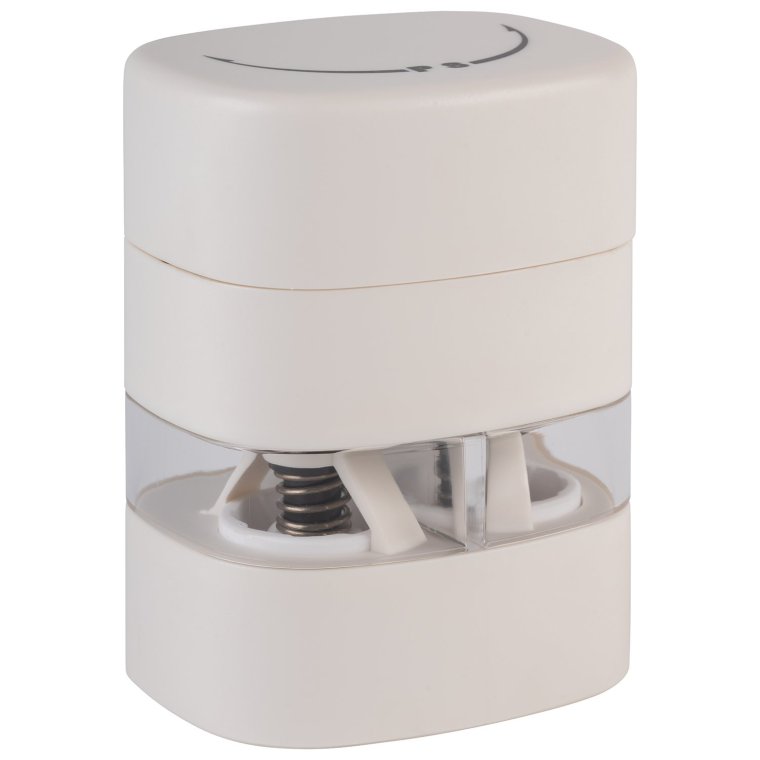 2 in 1 Salz u. Pfeffermühle 6 x 5 cm, H: 8 cm Whisper white