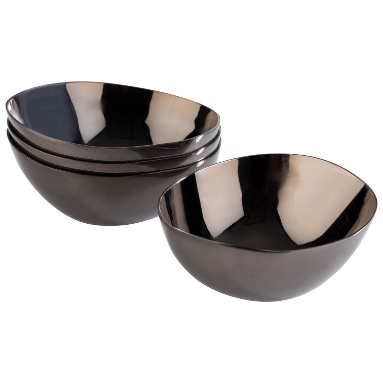 Schale, 4er Set PEBBLES 6,5 x 6 cm, H: 2,5 cm
