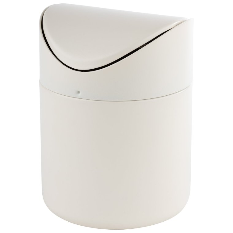 Tischrestebehälter Ø 12 cm, H: 17 cm Whisper white Edelstahl