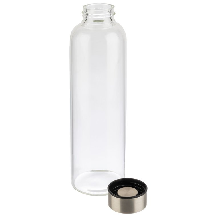 Trinkflasche Ø 6,5 cm, H: 23,5 cm Glas