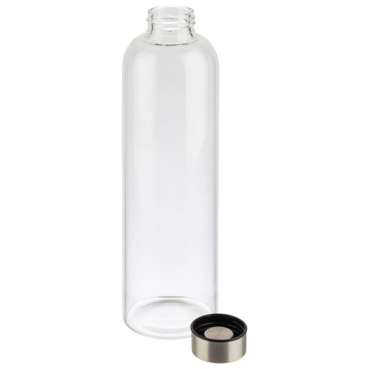 Trinkflasche Ø 7,5 cm, H: 28,5 cm Glas