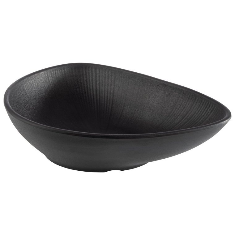 Schale NERO 28 x 22 cm, H: 7 cm Schwarz