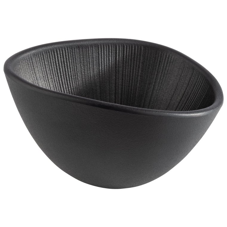 Schale NERO 14,5 x 12,5 cm, H: 8 cm Schwarz