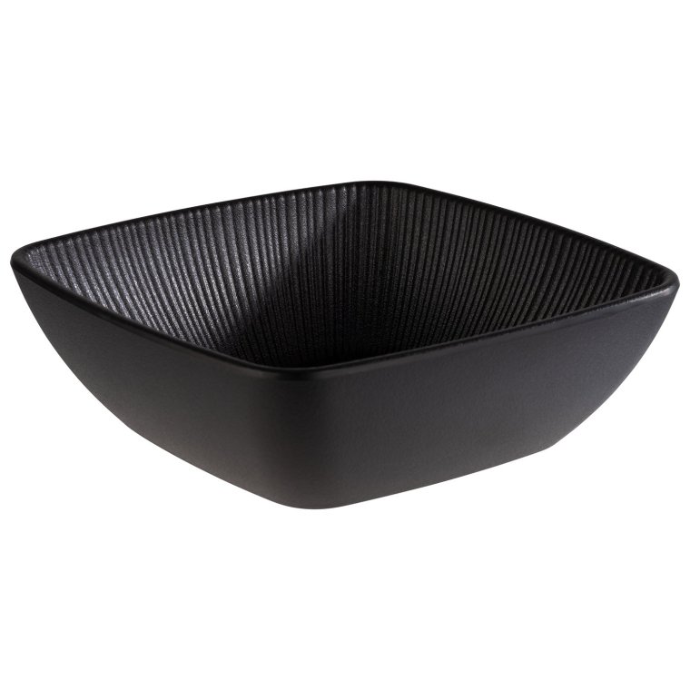 Schale NERO 16,5 x cm, H: 5,5 cm Schwarz