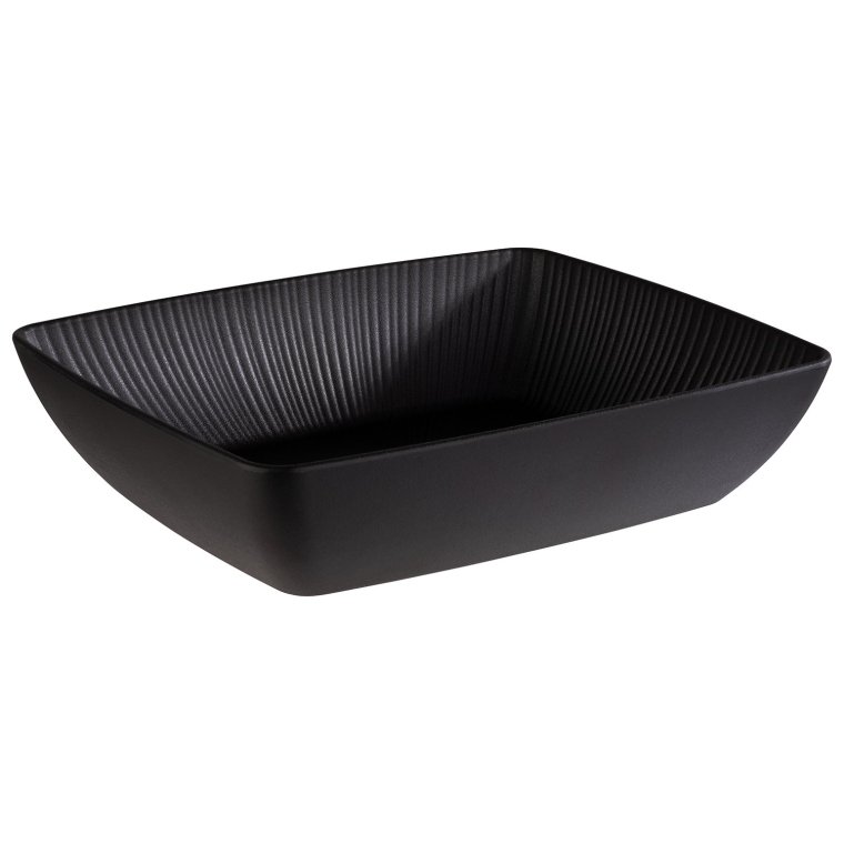 GN 1/2 Schale NERO 32,5 x 26,5 cm, H: 7,5 cm Schwarz