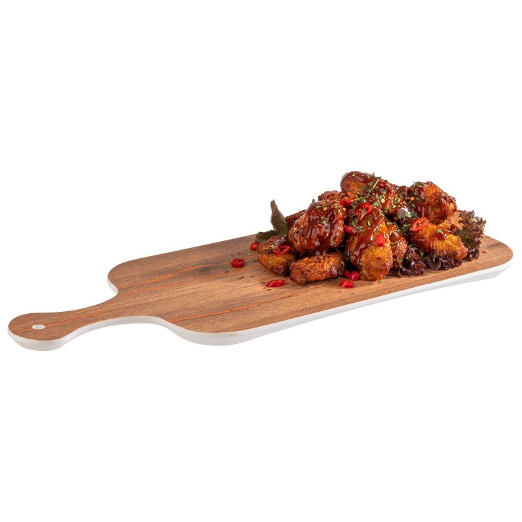 Tablett CRAZY WOOD 45 x 17,5 cm, H: 1,5 cm