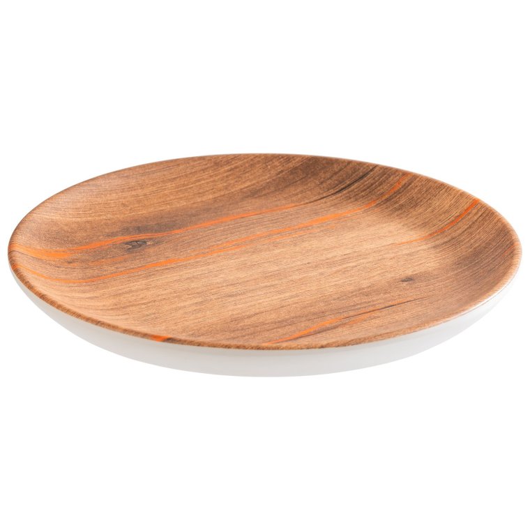 Teller CRAZY WOOD Ø 15 cm, H: 1,5 cm