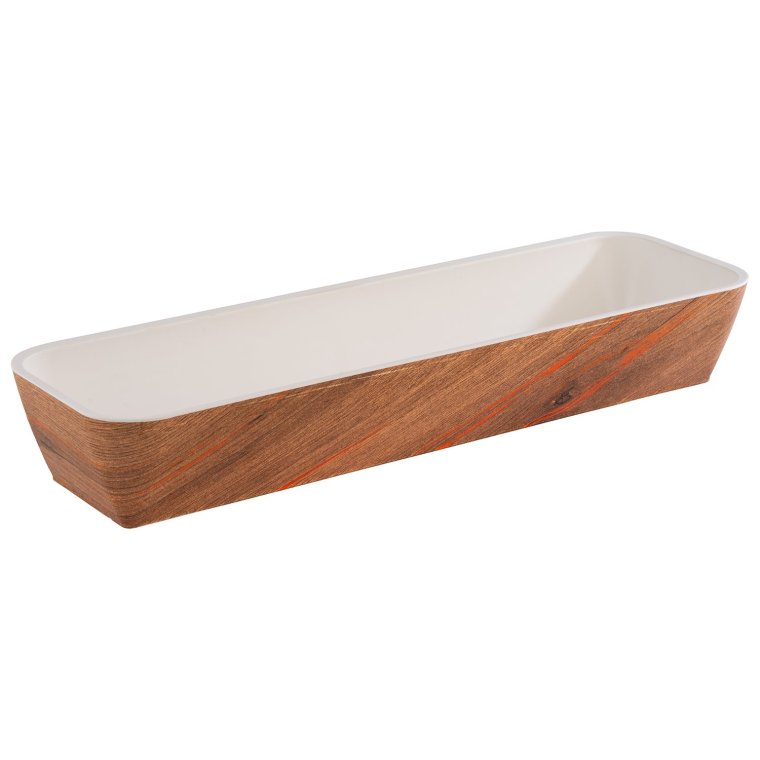 GN 2/4 Schale CRAZY WOOD 53 x 16,2 cm, H: 8 cm