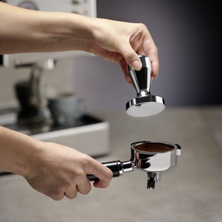 Tamper Ø 58 mm, H: 8,5 cm Edelstahl