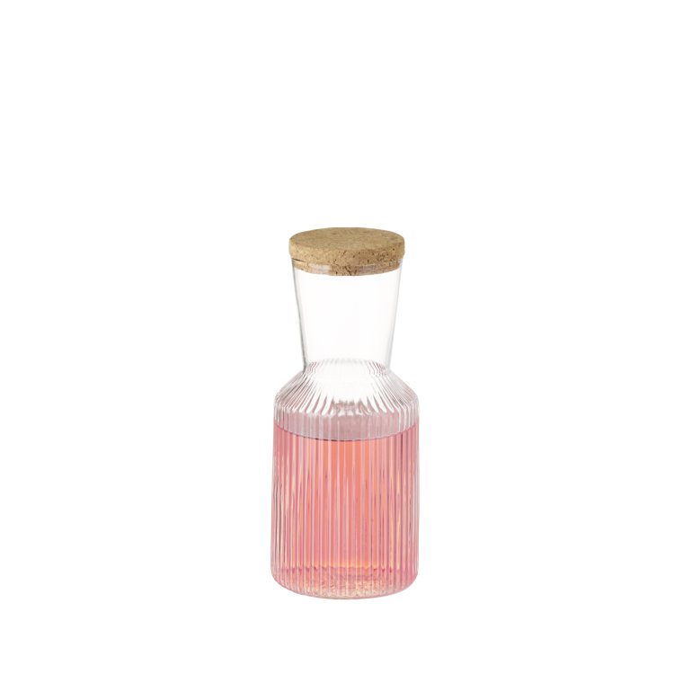 Glaskaraffe LINES Ø 9 cm, H: 19,5 0,5 Liter