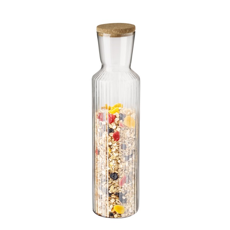 Glaskaraffe LINES Ø 9 cm, H: 35 1,5 Liter