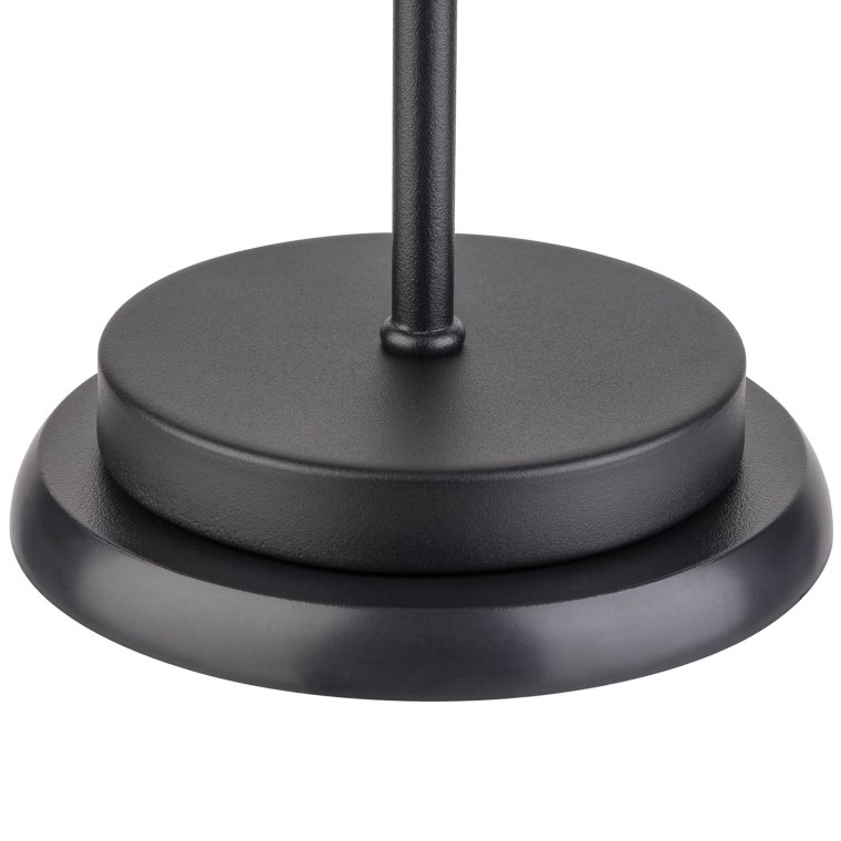 Tischleuchte MERLE MINI Ø 9 cm, H: 25 cm Schwarz