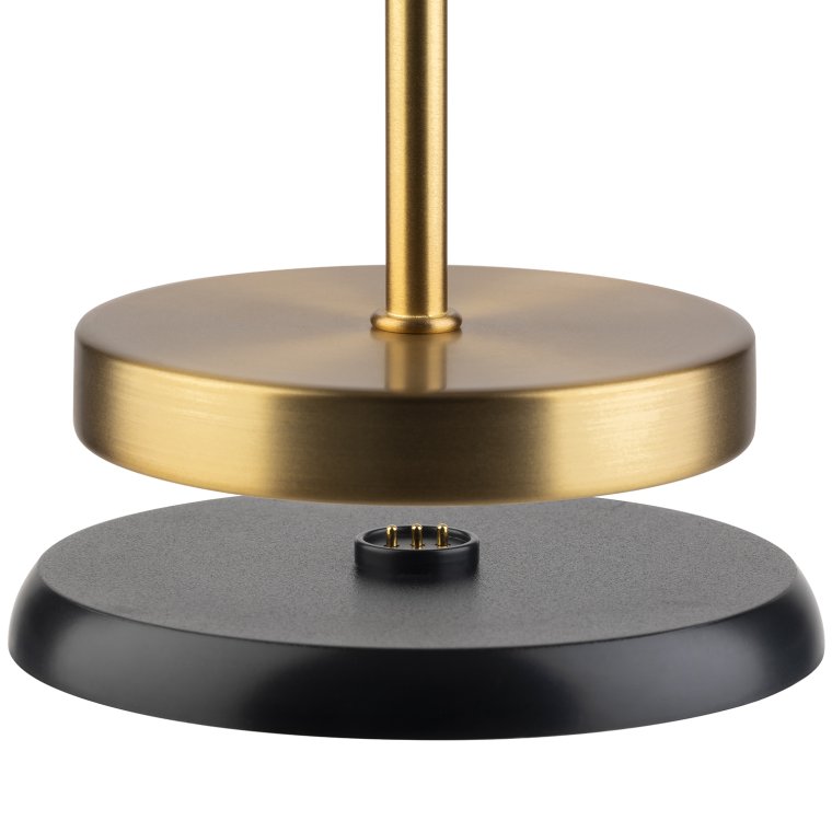 Tischleuchte MERLE MINI Ø 9 cm, H: 25 cm Gold