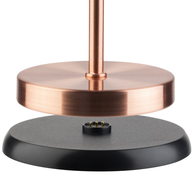 Tischleuchte MERLE MINI Ø 9 cm, H: 25 cm Kupfer