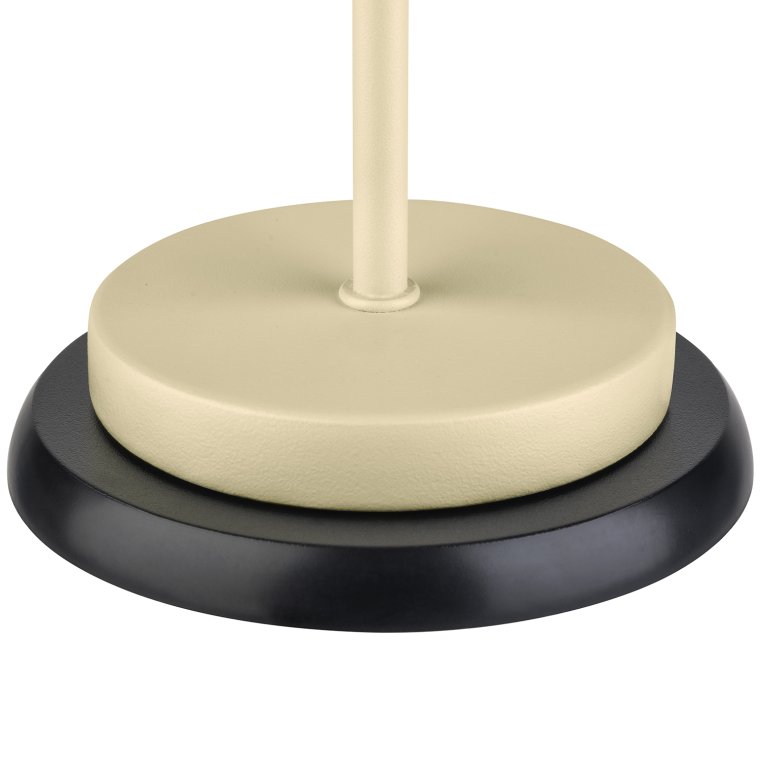 Tischleuchte MERLE MINI Ø 9 cm, H: 25 cm Sandfarben