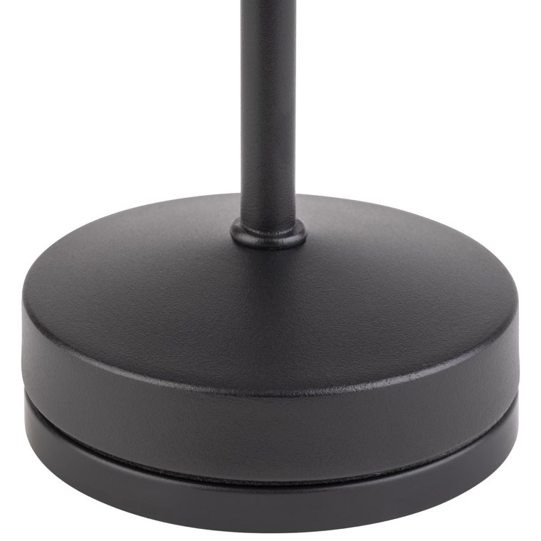 Tischleuchte ALVA Ø 8 cm, H: 20 cm Schwarz