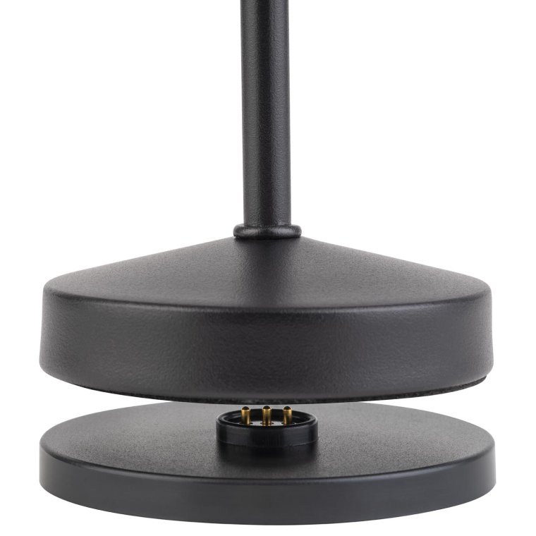 Tischleuchte ALVA Ø 8 cm, H: 20 cm Schwarz