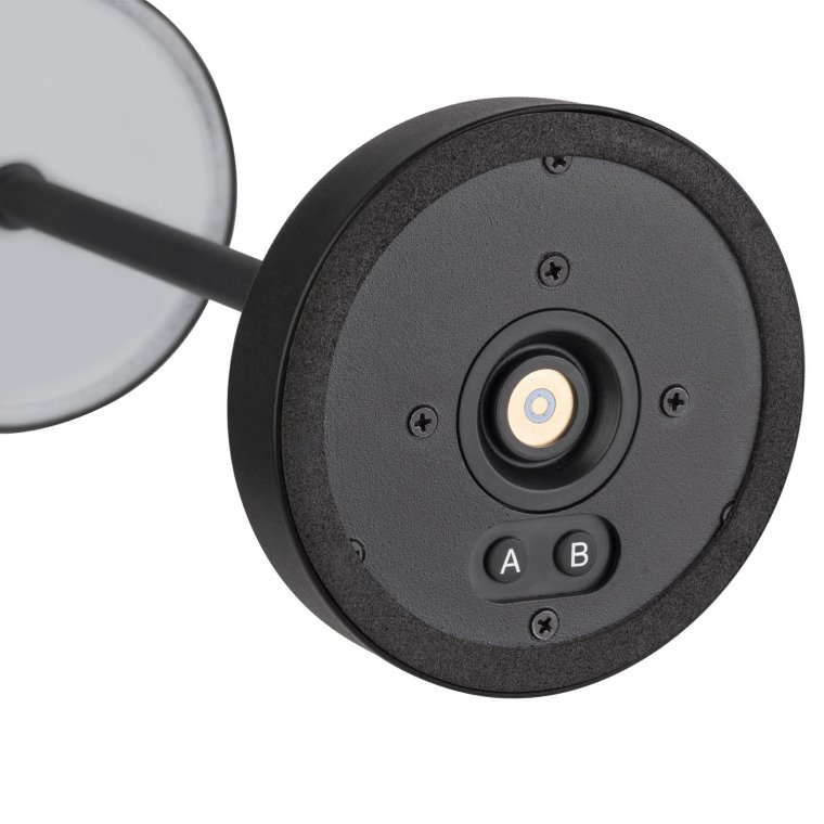 Tischleuchte ALVA Ø 8 cm, H: 20 cm Schwarz