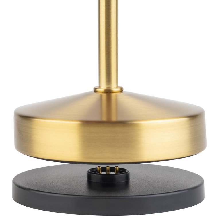 Tischleuchte ALVA Ø 8 cm, H: 20 cm Gold