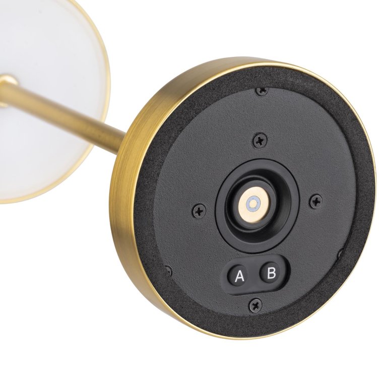 Tischleuchte ALVA Ø 8 cm, H: 20 cm Gold