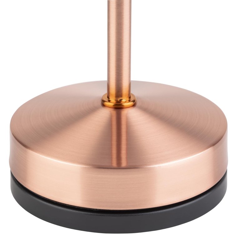 Tischleuchte ALVA Ø 8 cm, H: 20 cm Kupfer