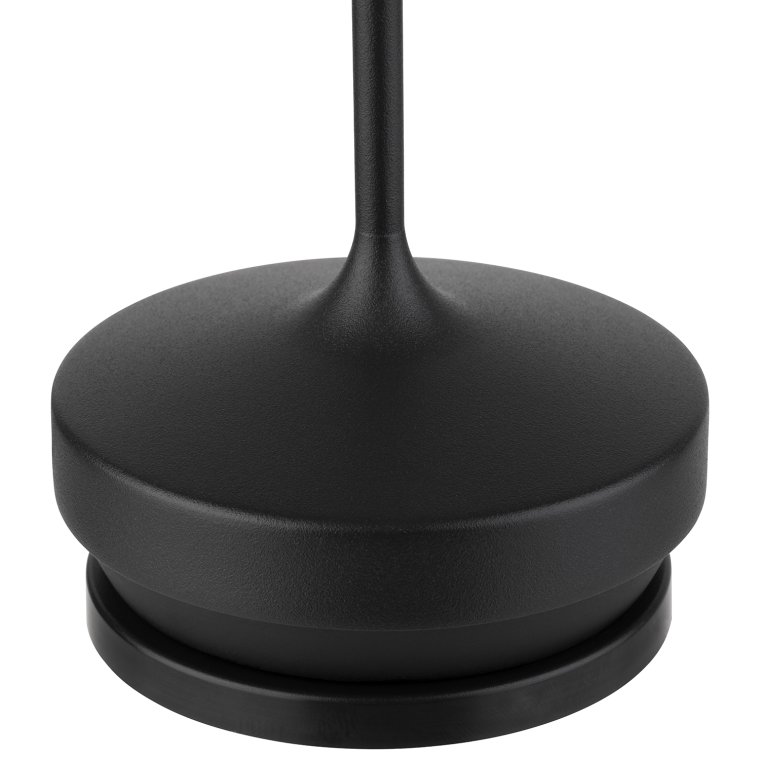 Tischleuchte NISSRIN Ø 8 cm, H: 25 cm Schwarz