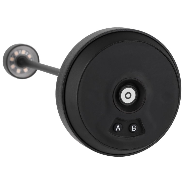 Tischleuchte NISSRIN Ø 8 cm, H: 25 cm Schwarz