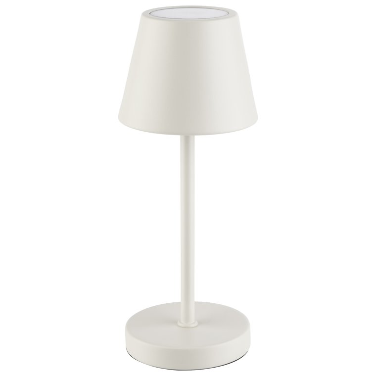 Tischleuchte MERLE MICRO Ø 8 cm, H: 20 cm Whisper white