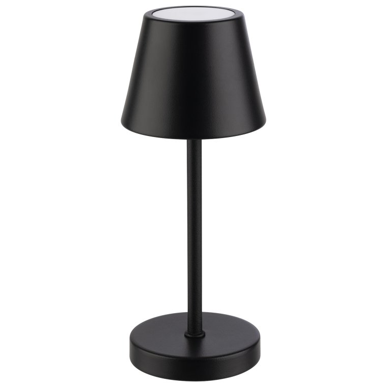 Tischleuchte MERLE MICRO Ø 8 cm, H: 20 cm Schwarz