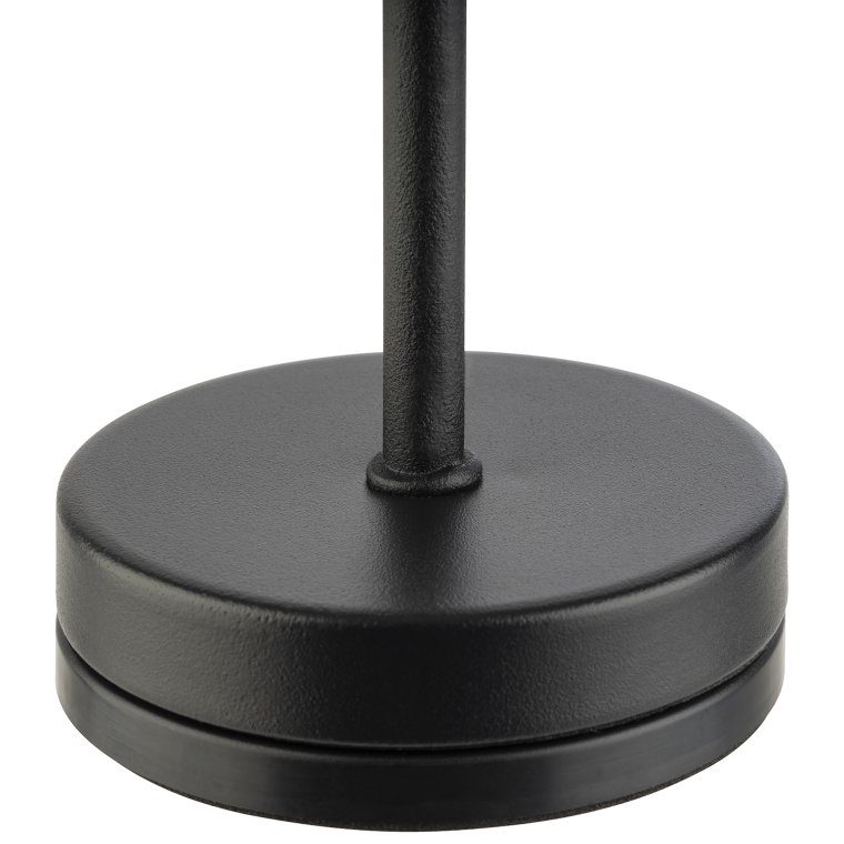 Tischleuchte MERLE MICRO Ø 8 cm, H: 20 cm Schwarz