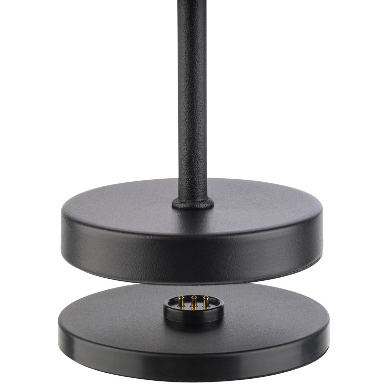 Tischleuchte MERLE MICRO Ø 8 cm, H: 20 cm Schwarz