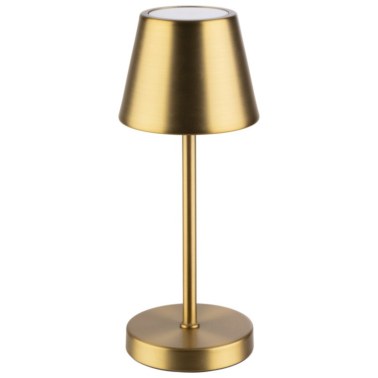 Tischleuchte MERLE MICRO Ø 8 cm, H: 20 cm Gold