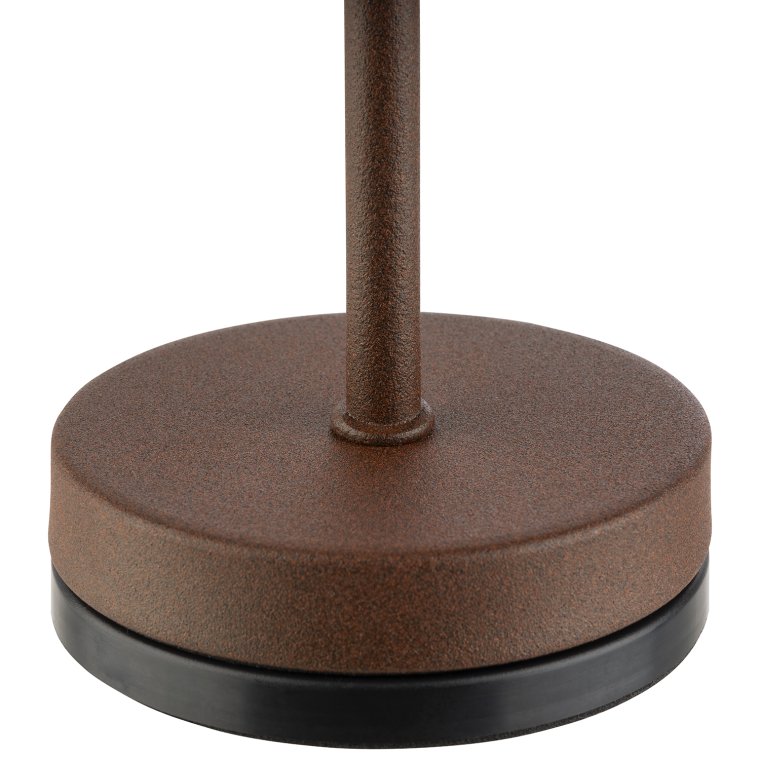 Tischleuchte MERLE MICRO Ø 8 cm, H: 20 cm Rostfarben