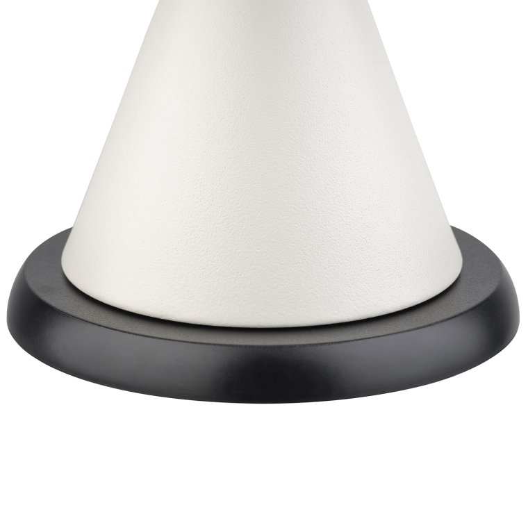 Tischleuchte CONE MINI Ø 13 cm, H: 11,5 cm Whisper white
