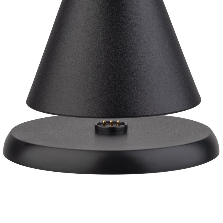 Tischleuchte CONE MINI Ø 13 cm, H: 11,5 cm Schwarz